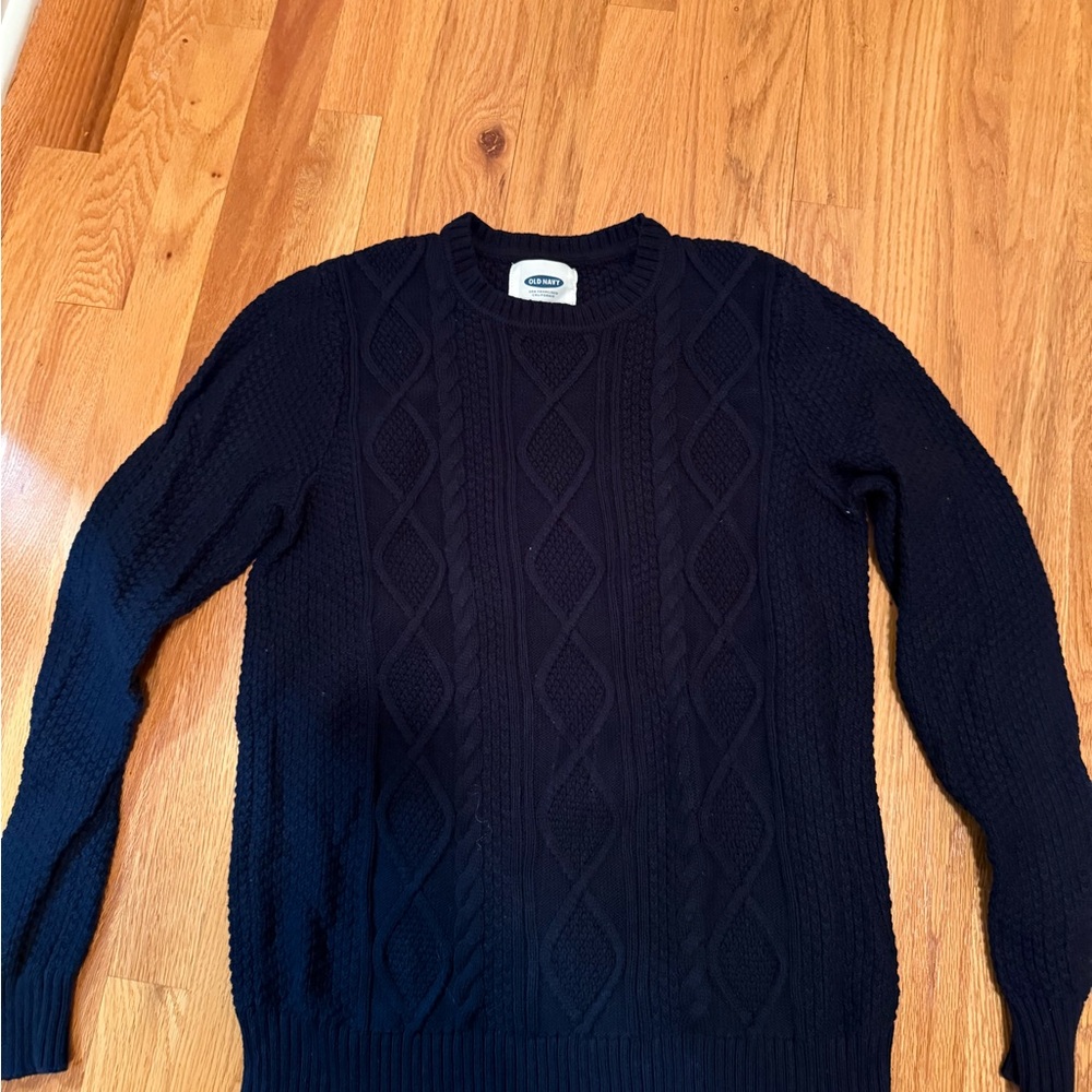 Old Navy Black Crew Neck Sweater